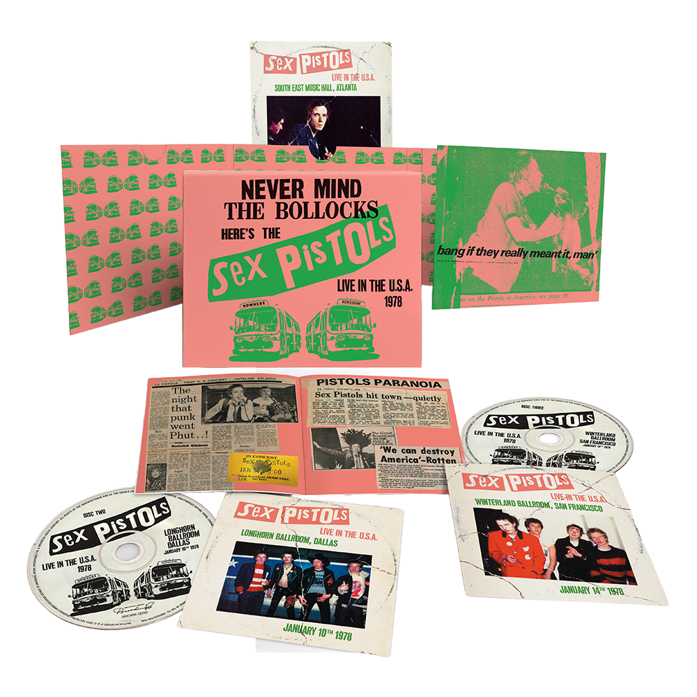 Live In The U.S.A. 1978 (3CD) - Sex Pistols Official Store Live In The U.S.A. 1978 (3CD) - Sex Pistols Official Store