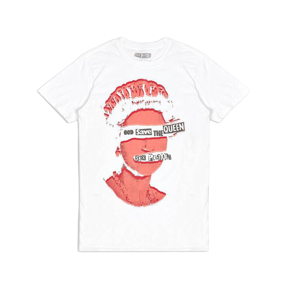 ミュージシャン sex pistols god save the queen t size m God Save the Queen White T-Shirt - Sex Pistols Official Store