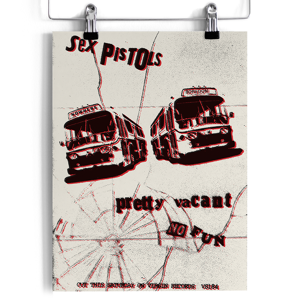 Pretty Vacant Lithograph - Sex Pistols Official Store