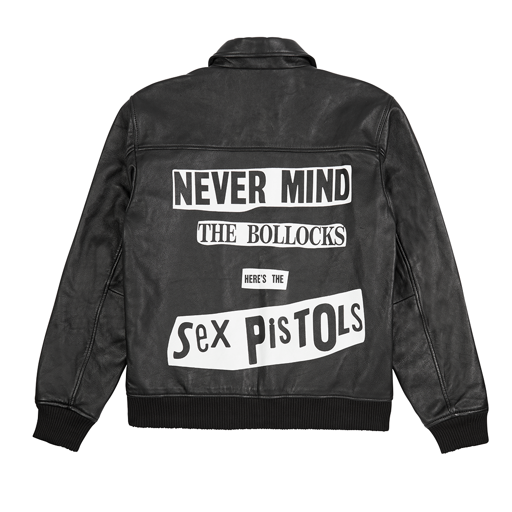 SEX PISTOLS アウタージャケット 50th Jubilee Never Mind The Bollocks Leather Jacket - Sex Pistols