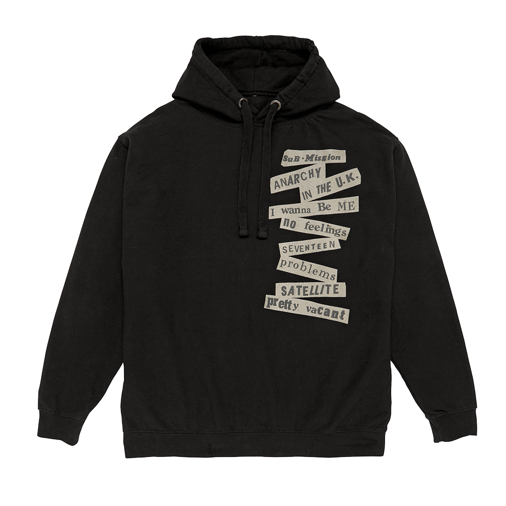 Song Titles Hoodie Front