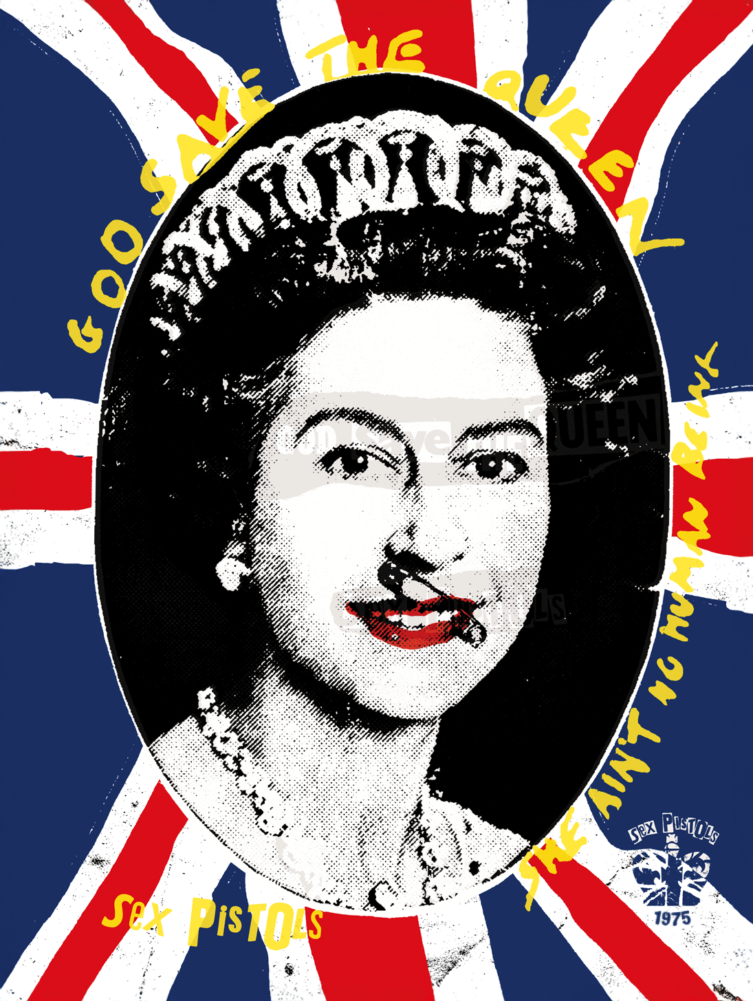 50th God Save The Queen Limited Edition Lenticular - Sex Pistols