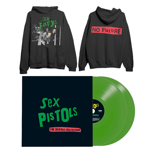 No Future Hoodie Translucent Green 2lp – Sex Pistols Official Store