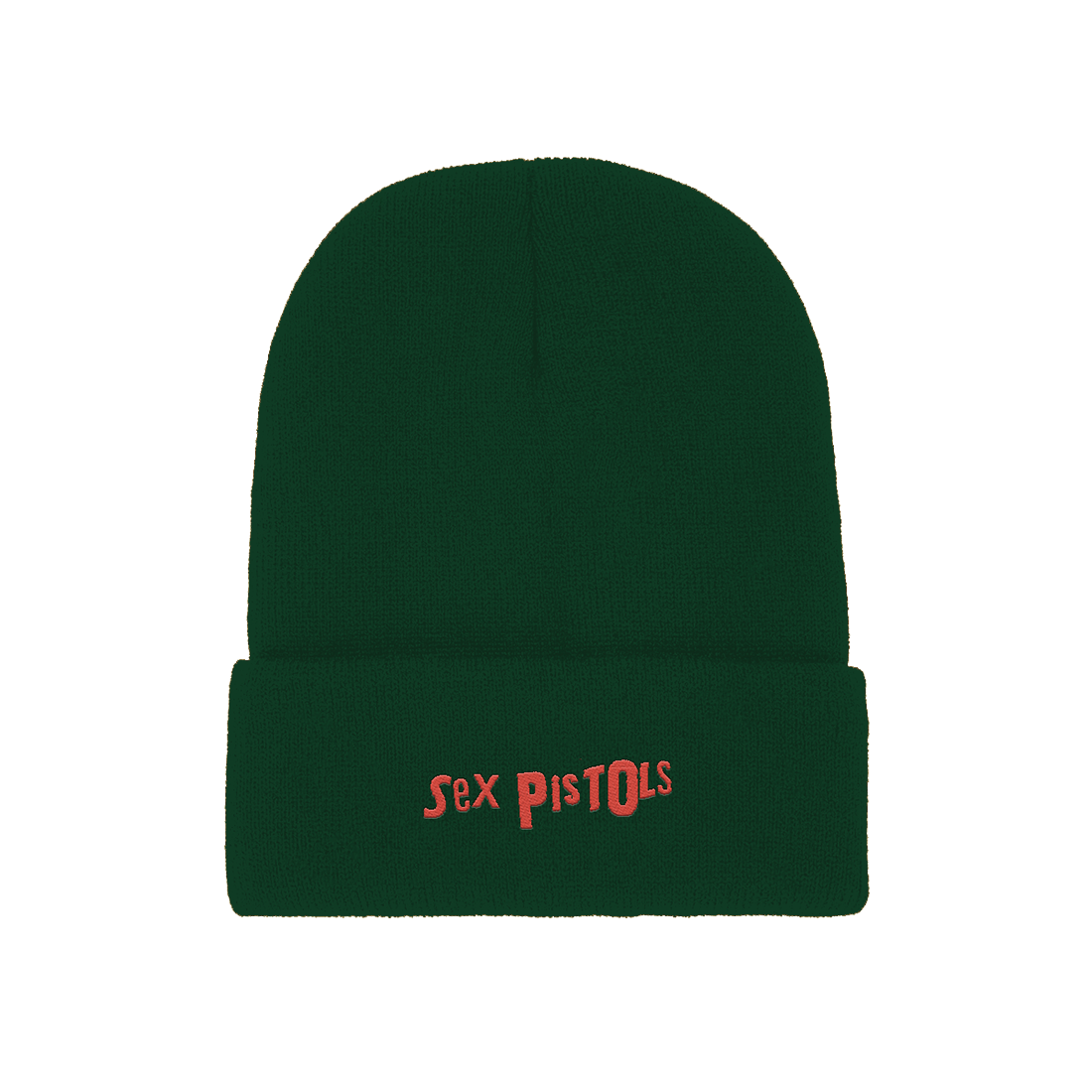 Forest Green Beanie / Orange Logo