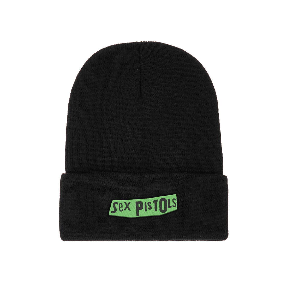Black Beanie / Green Logo
