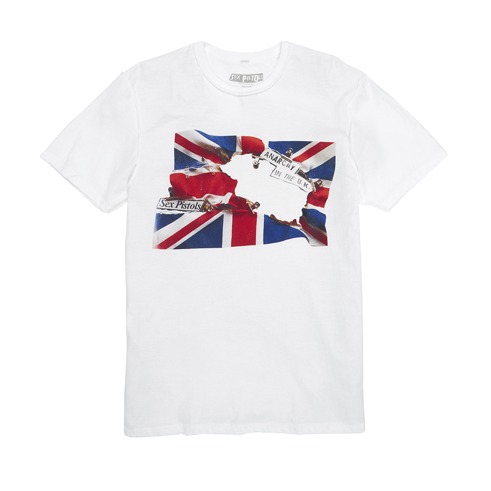 Anarchy in the UK Flag T-Shirt Front 