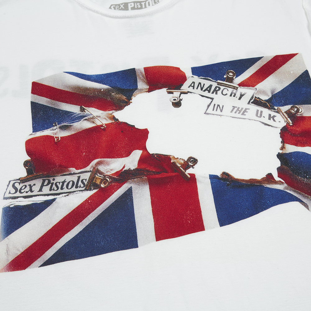 Anarchy in the UK Flag T-Shirt Front Detail