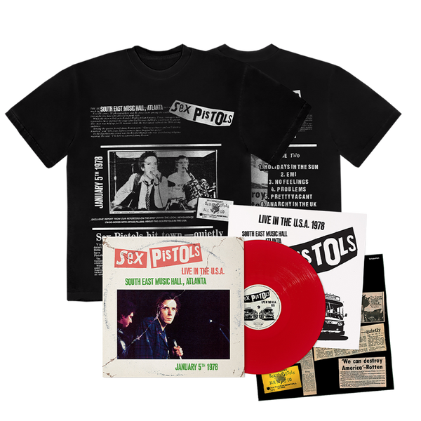 Live In The USA 1978: Atlanta Vinyl + Atlanta Tee - Sex Pistols ...