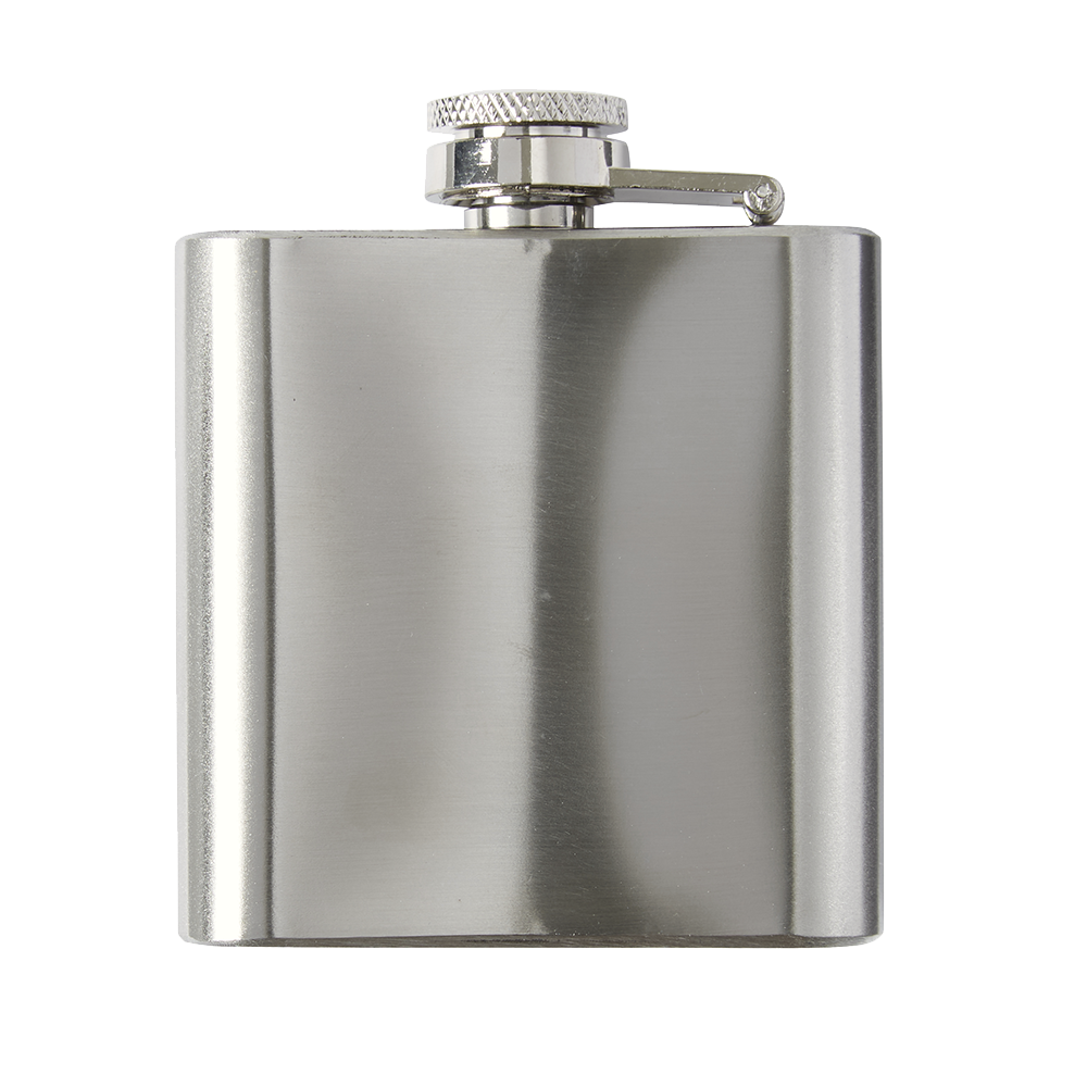 No Feelings Hip Flask Back