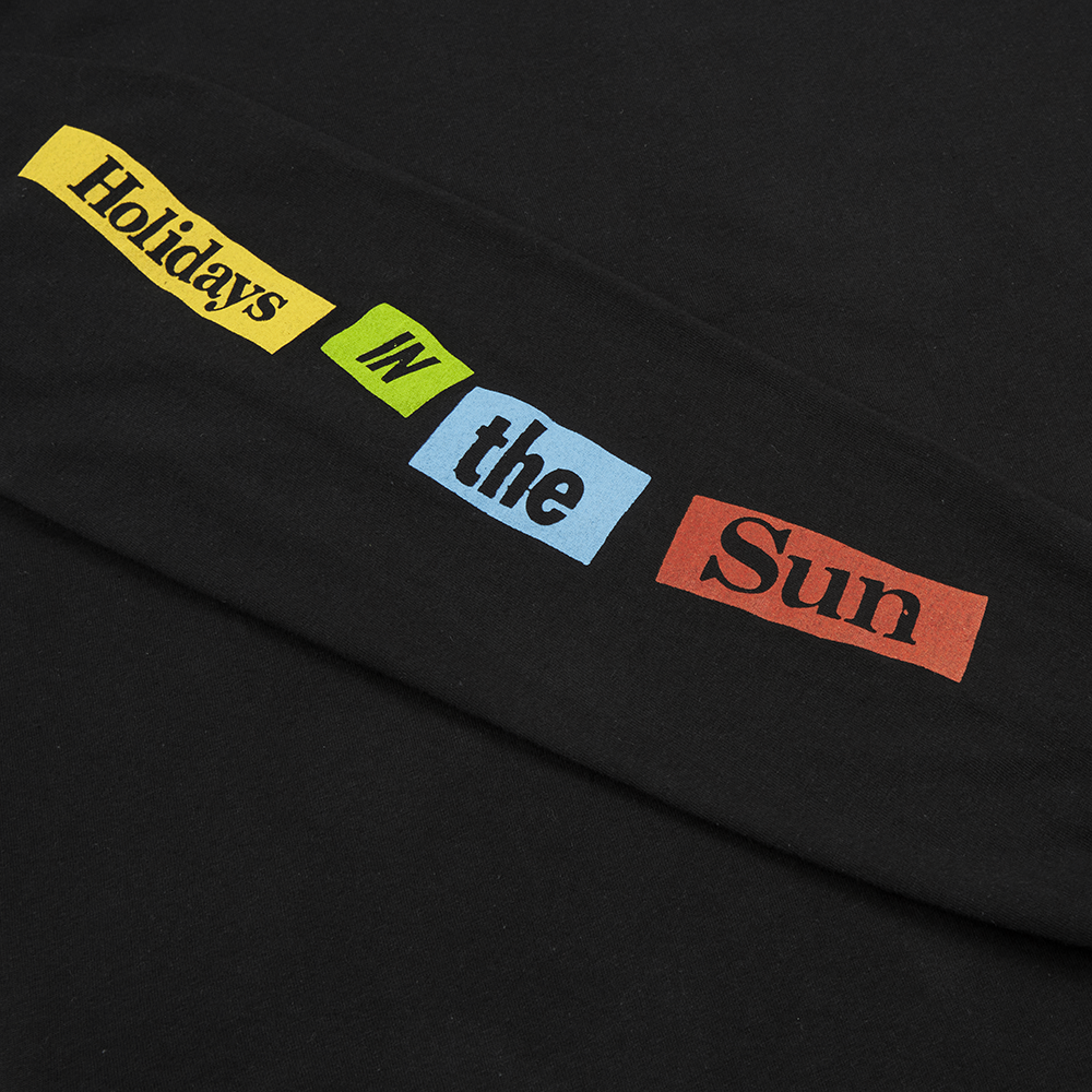 Holidays in the Sun Black Longsleeve Sleeve Detail