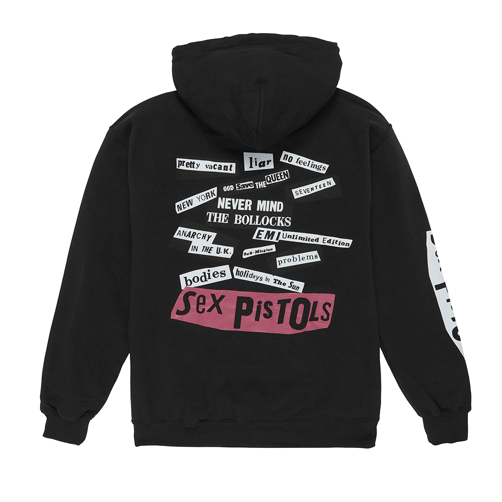 NEVER MIND THE BOLLOCKS BLACK HOODIE - Sex Pistols Official Store NEVER MIND THE BOLLOCKS BLACK HOODIE - Sex Pistols Official Store