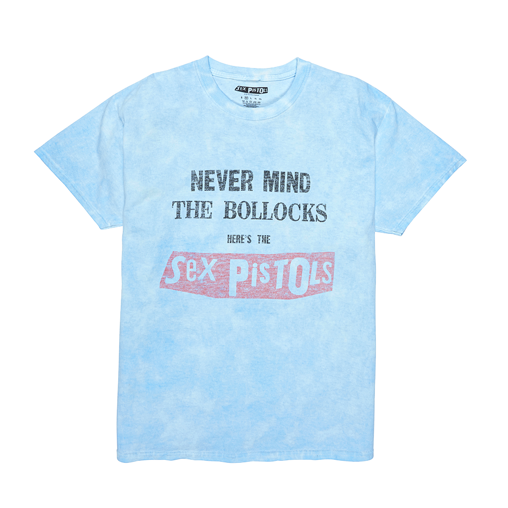 Never Mind The Bollocks Tie Dye T-Shirt Front 