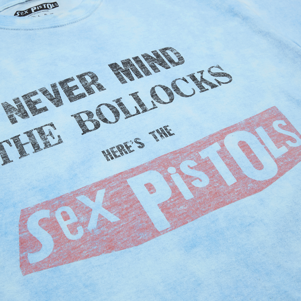 Never Mind The Bollocks Tie Dye T-Shirt Front Detail