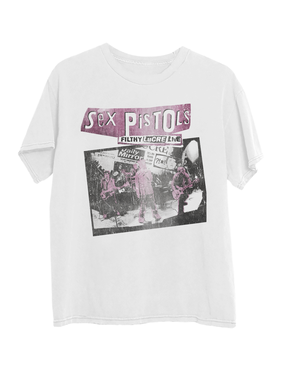 Filthy Lucre White Live Tee