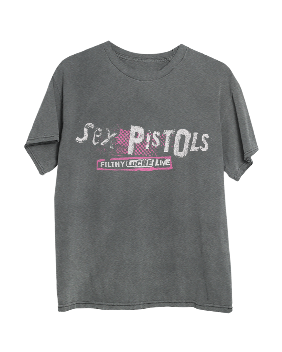 Filthy Lucre Grey Washed Tee