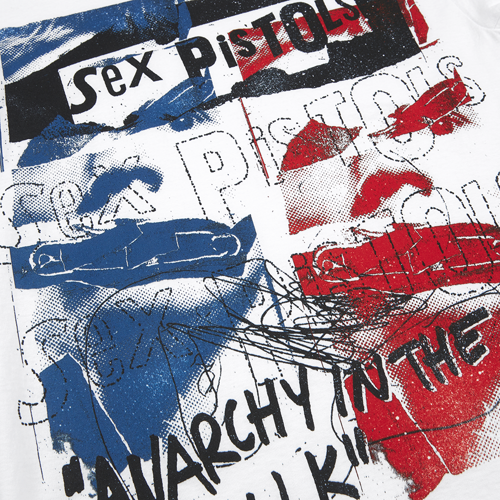 Anarchy in the UK Ringer T-Shirt Front Detail