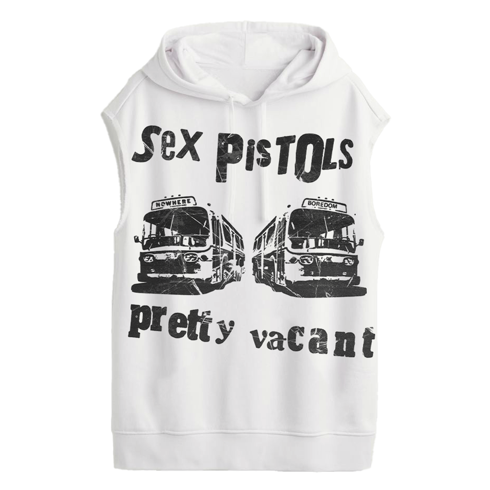 Pretty Vacant Sleeveless Hoodie Sex Pistols Official Store