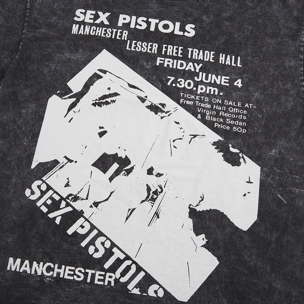 1976 Manchester Vintage Wash T-Shirt Detail