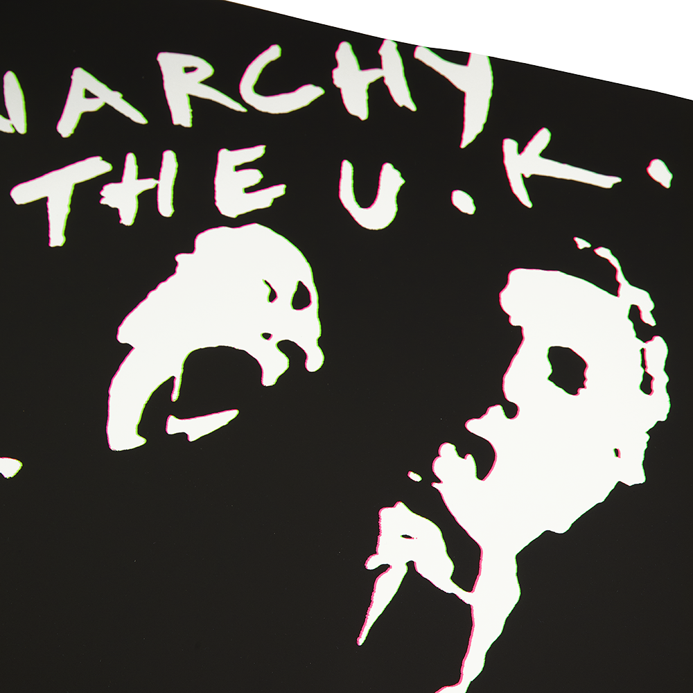 Jamie Reid - Anarchy Out Now Signed Art Prints Detail 3