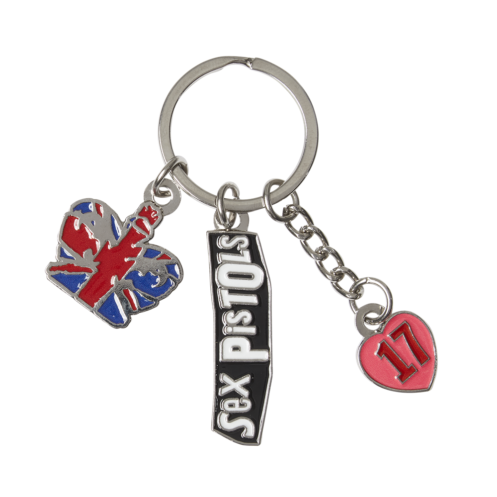 50th Jubilee 3 Charm Keyring