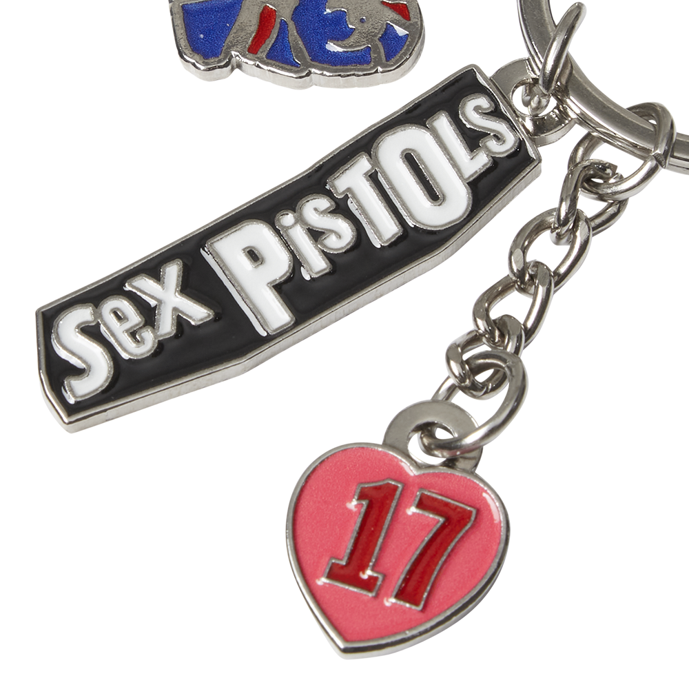50th Jubilee 3 Charm Keyring Detail 1