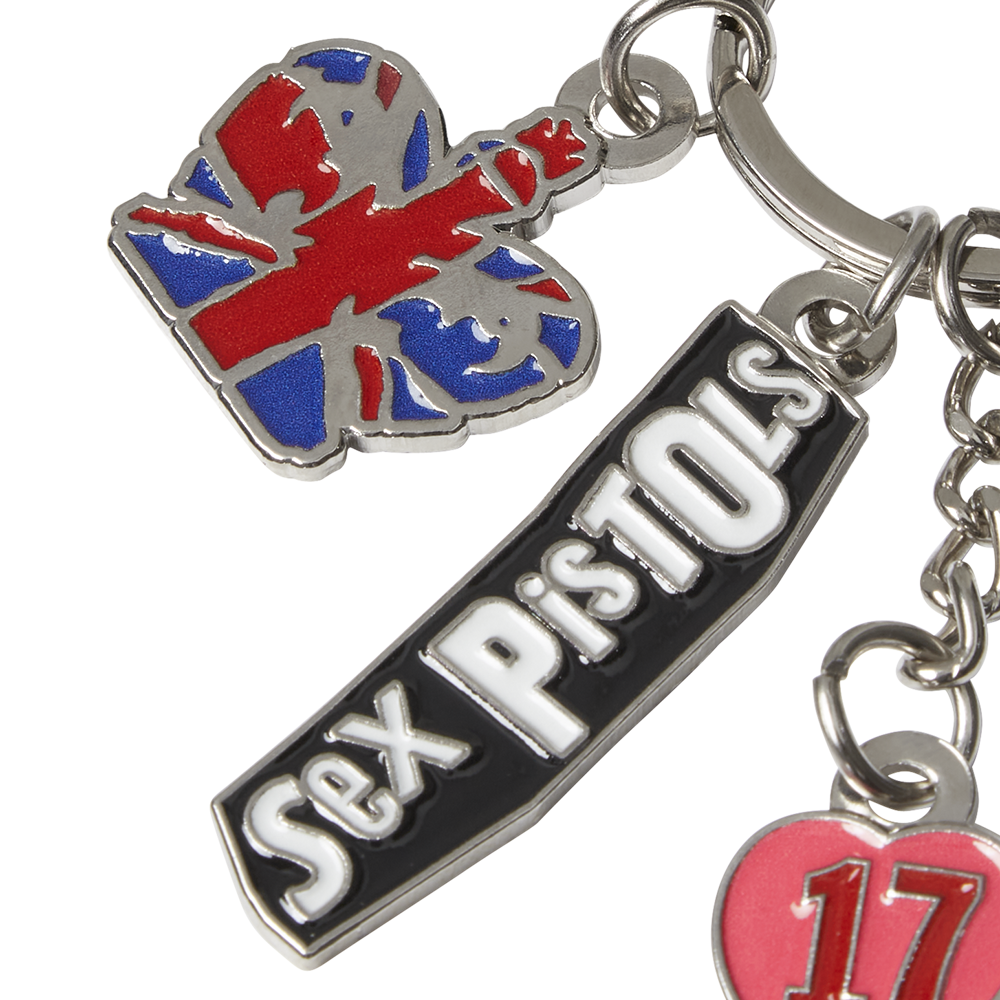 50th Jubilee 3 Charm Keyring Detail 2