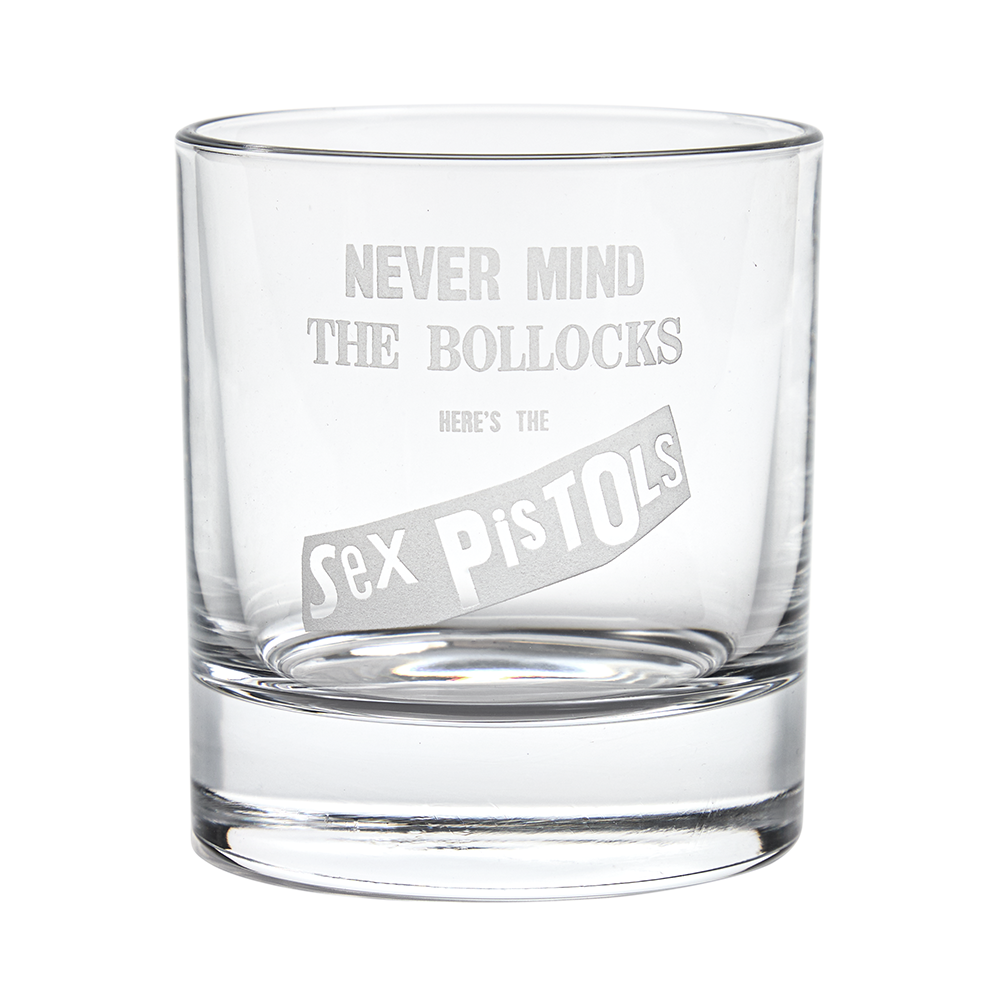 Never Mind the Bollocks Whiskey Glass Front