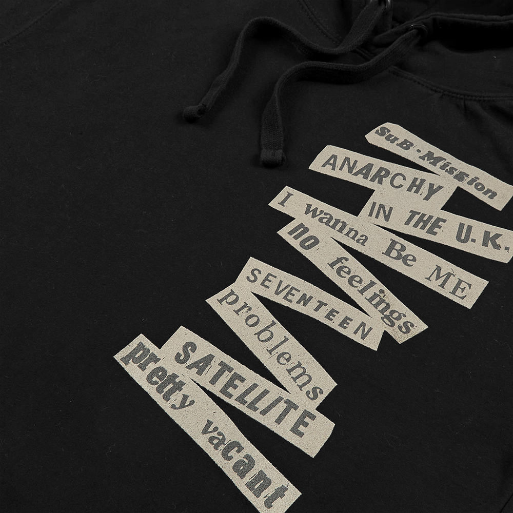 Song Titles Hoodie Front Detail 1 