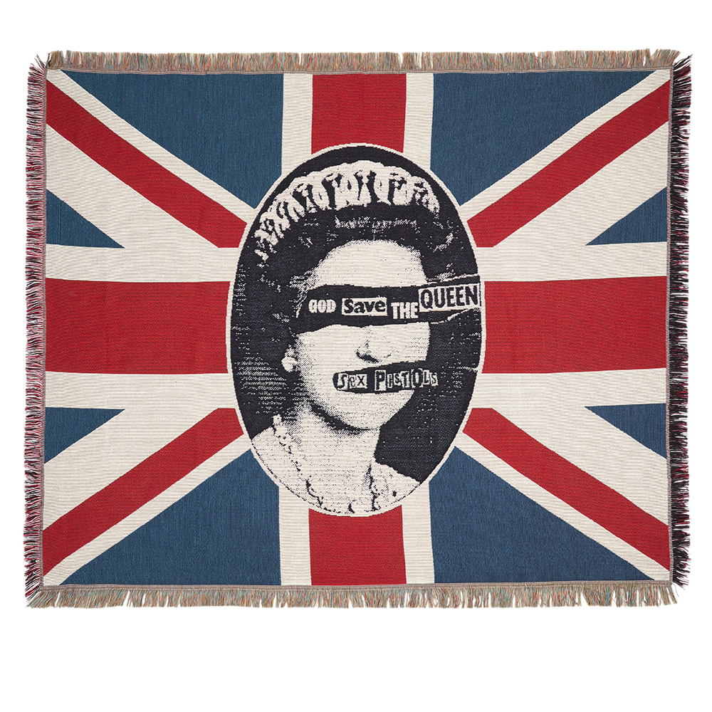 God Save the Queen Woven Blanket