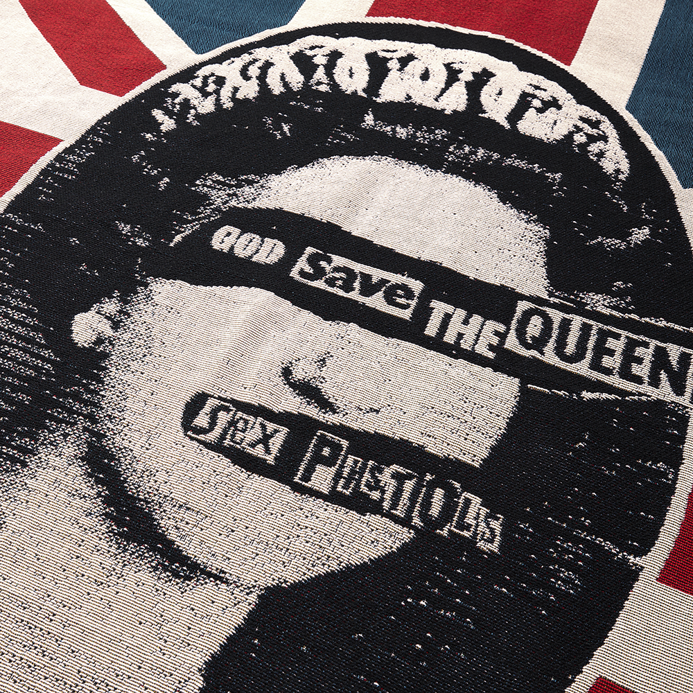 God Save the Queen Woven Blanket
