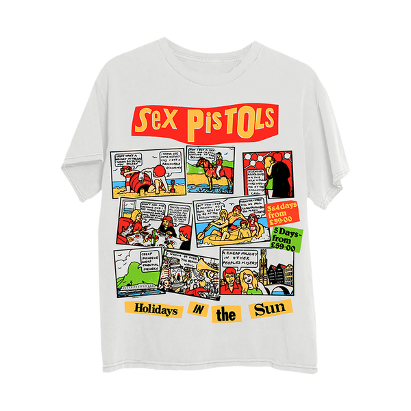 Holidays In The Sun White T Shirt Sex Pistols Official Store