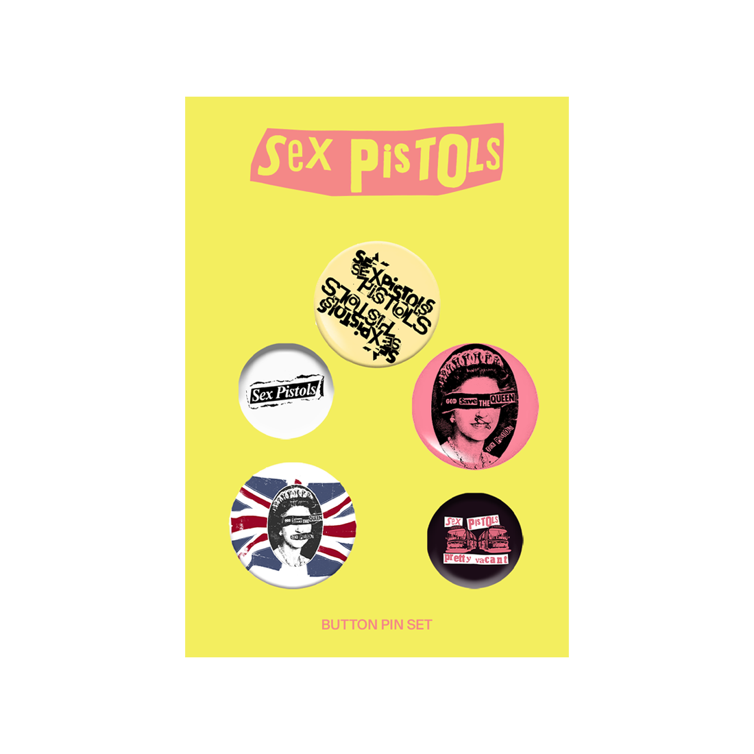 Sex Pistols Button Set Sex Pistols Official Store 